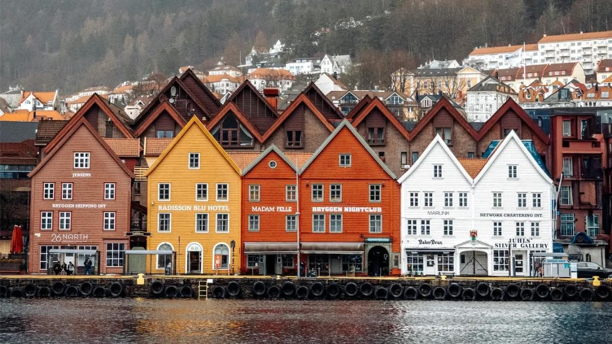 Utsikt over Bergen